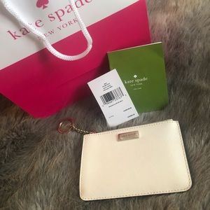 NWT kate spade wallet keychain
